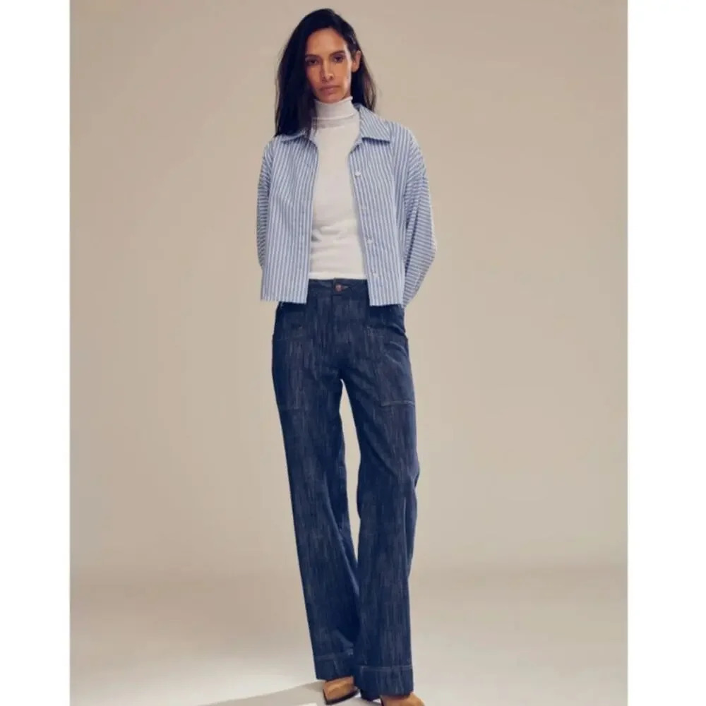 Pharaoh Collection Aiden Dark Blue Jean Pant Size 00‎